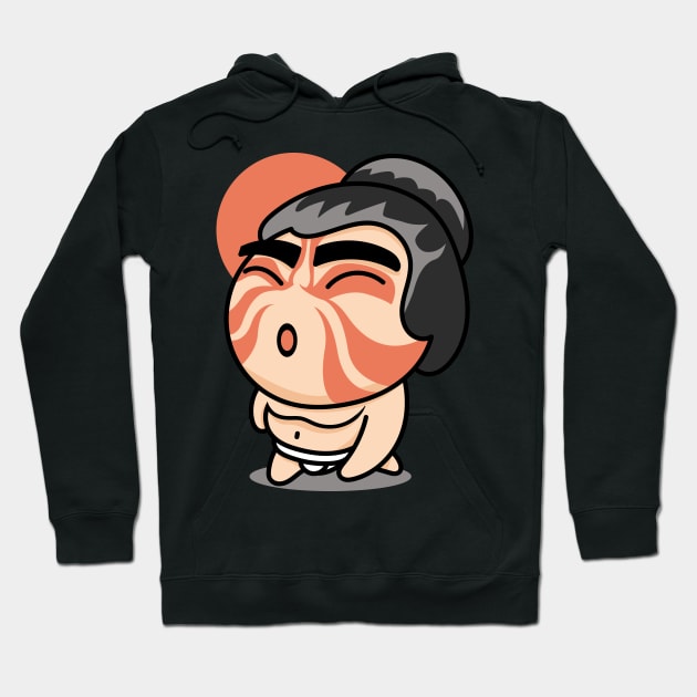 Sumo wrestler Hoodie by mckirbz